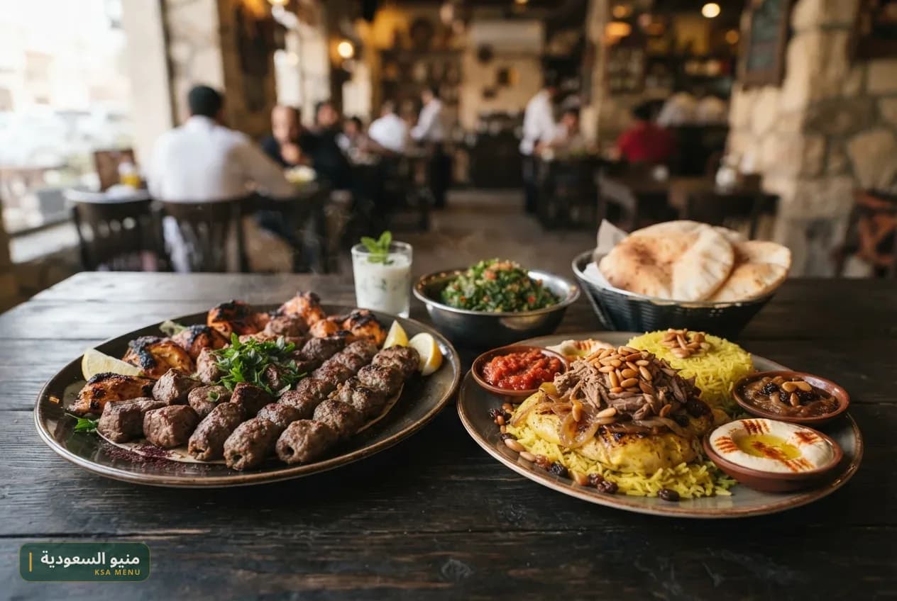 طبق من أطباق مطعم النقاء — وجبات سريعة